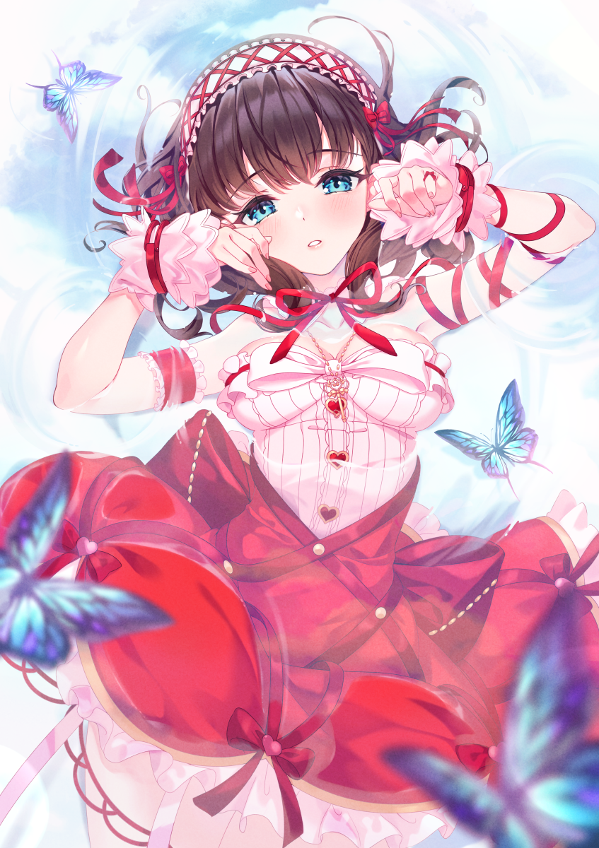 sakuma mayu (idolmaster and 2 more) drawn by sutoroa