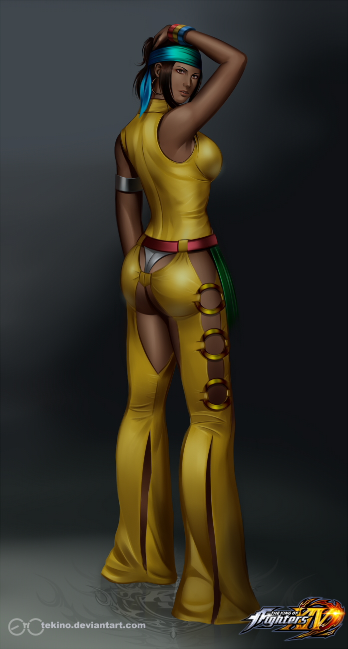 zarina (the king of fighters and 1 more) drawn by tekino
