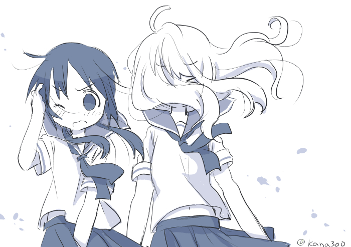 chito and yuuri (shoujo shuumatsu ryokou) drawn by mitou_kana
