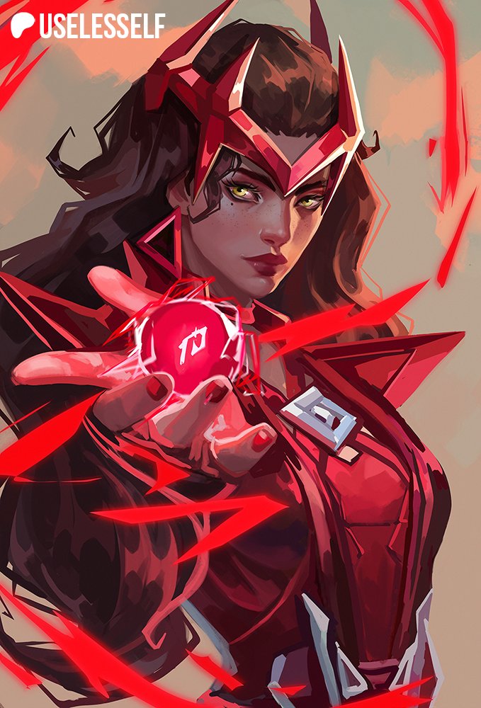 wanda maximoff and scarlet witch (marvel and 1 more) drawn by useless_elf