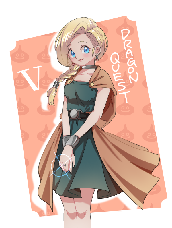 slime and bianca (dragon quest and 1 more) drawn by ptt