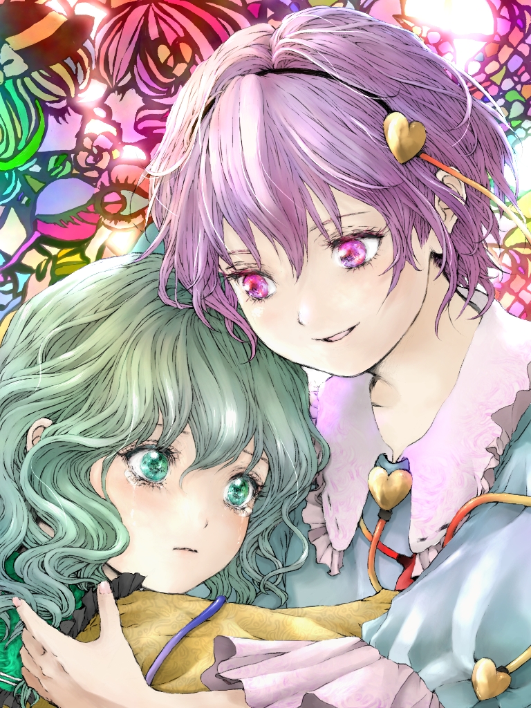 komeiji koishi and komeiji satori (touhou) drawn by matsushiro_sasaka