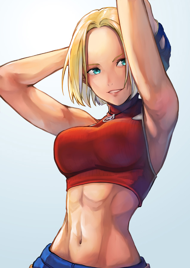 blue mary (the king of fighters and 1 more) drawn by hinoru_saikusa