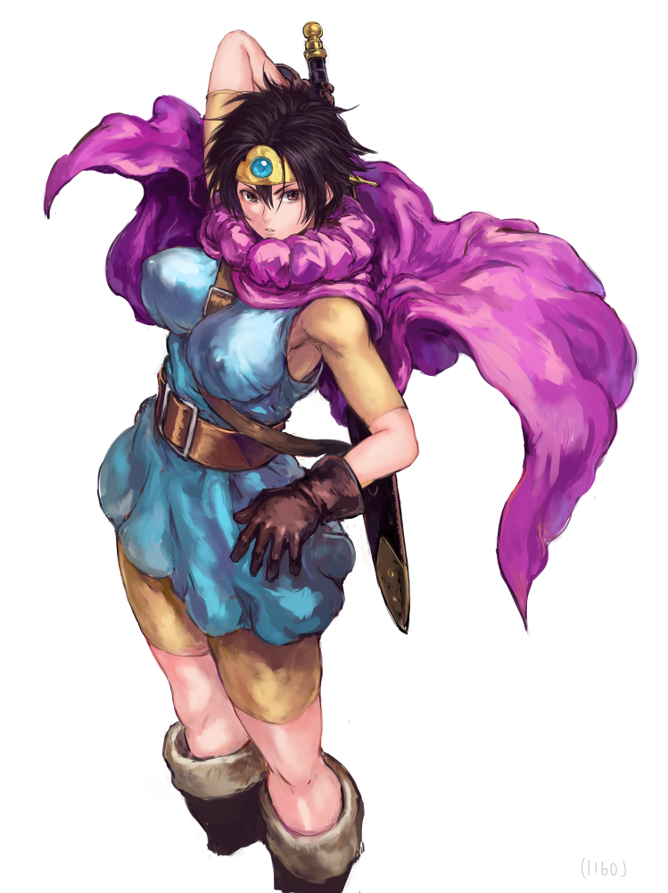 roto and heroine (dragon quest and 1 more) drawn by shu-mai