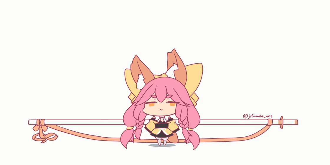 tamamo and tamamo aria (fate and 1 more) drawn by jifuwabe