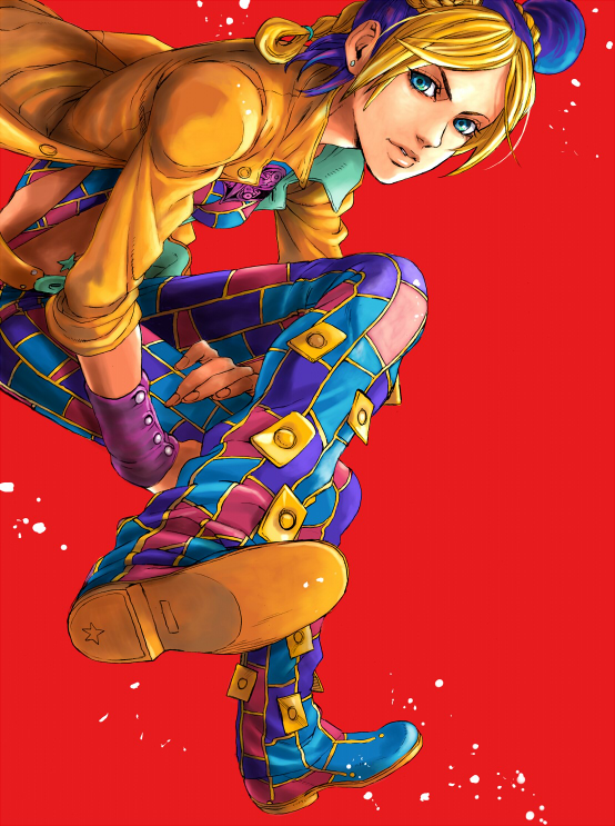 kujo jolyne (jojo no kimyou na bouken and 1 more) drawn by mahito_(tranjistor)