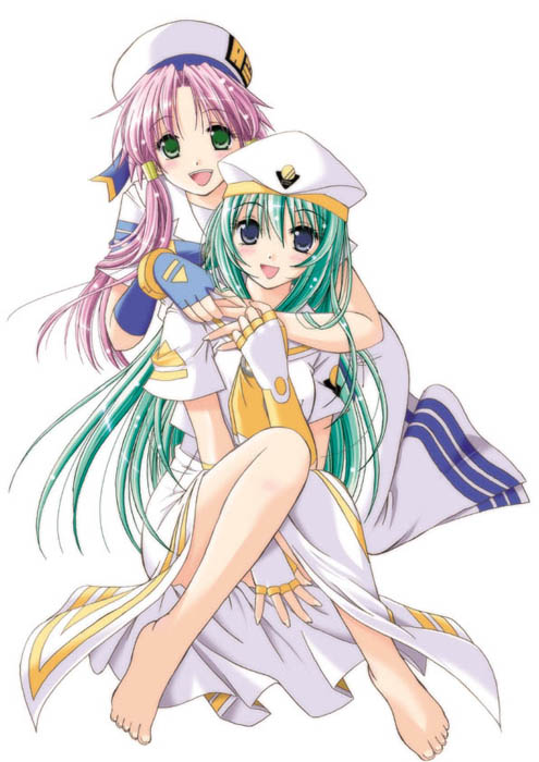 mizunashi akari and alice carroll (aria) drawn by satomi_misato