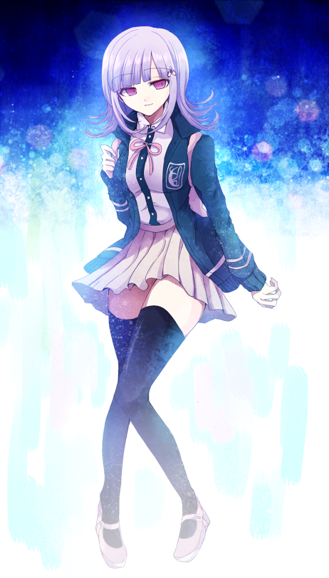 nanami chiaki (danganronpa and 2 more) drawn by yamazaki_haruno