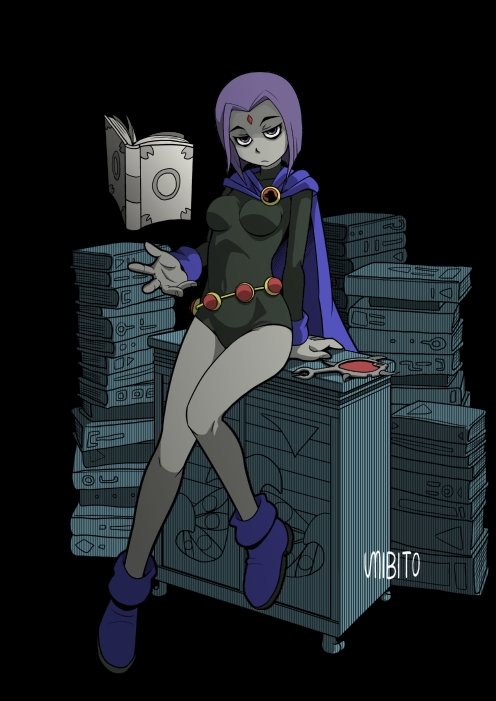 raven (dc comics and 1 more) drawn by umibito