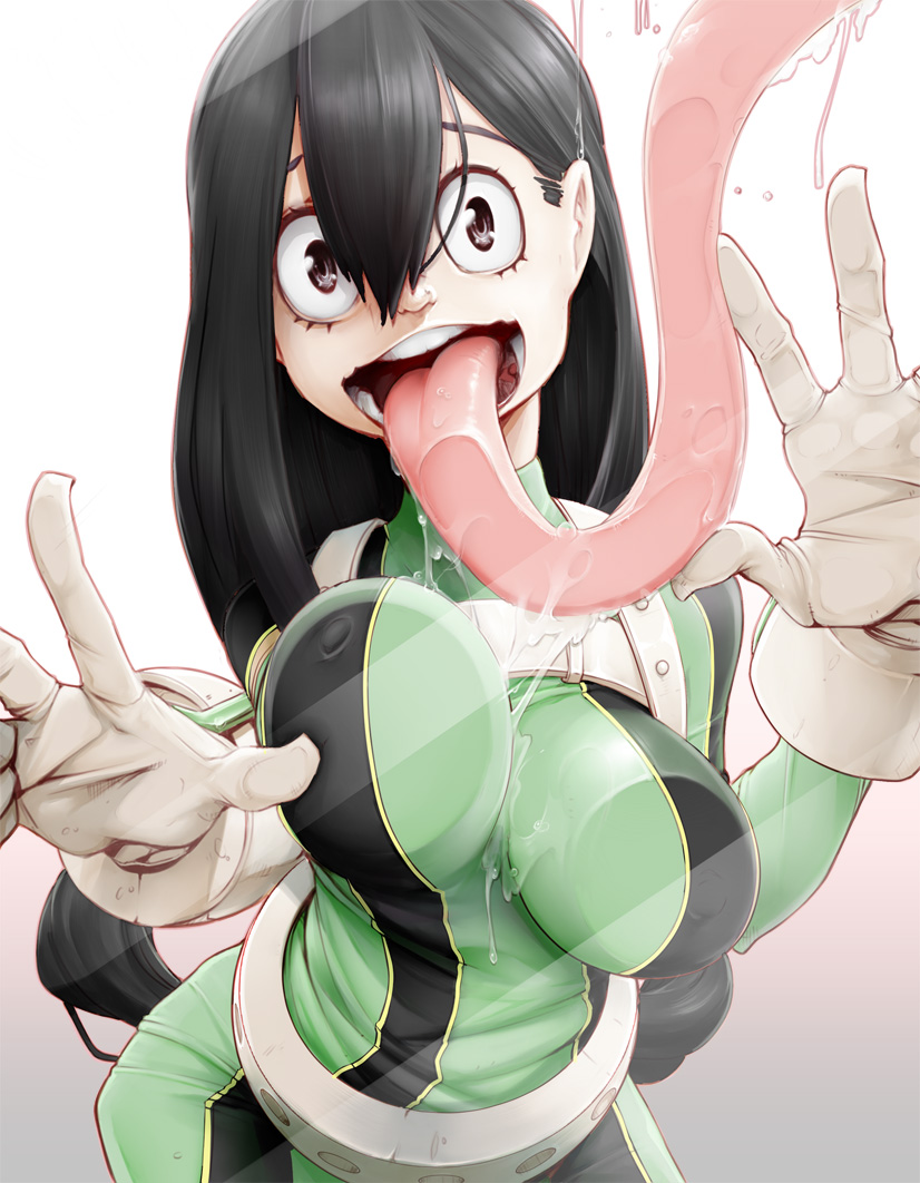 asui tsuyu (boku no hero academia) drawn by materclaws