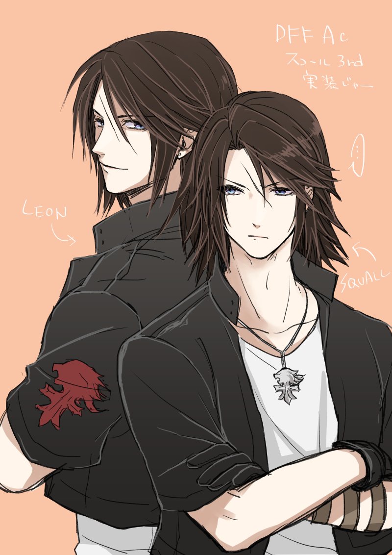 squall leonhart (final fantasy and 3 more) drawn by hiryuu_(kana_h)