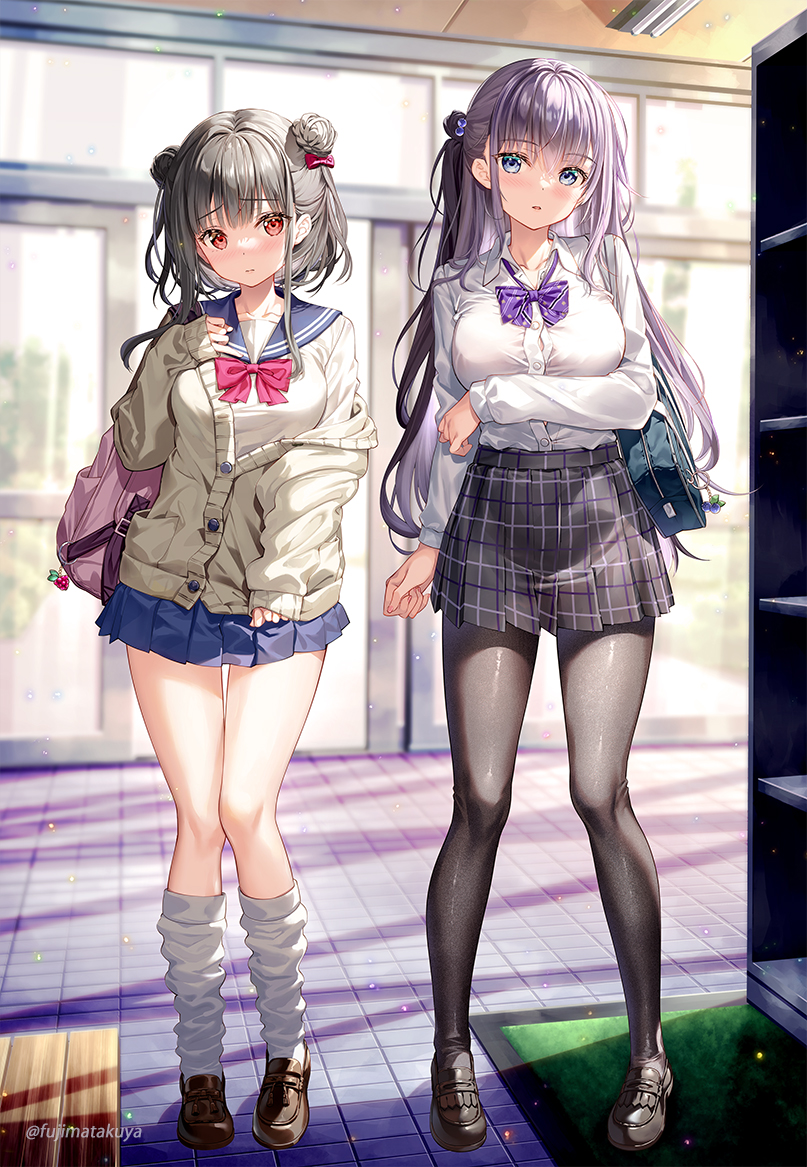 blueberry and raspberry (original) drawn by fujima_takuya