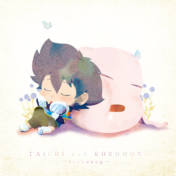 yagami taichi and koromon (digimon and 1 more) drawn by momomomori