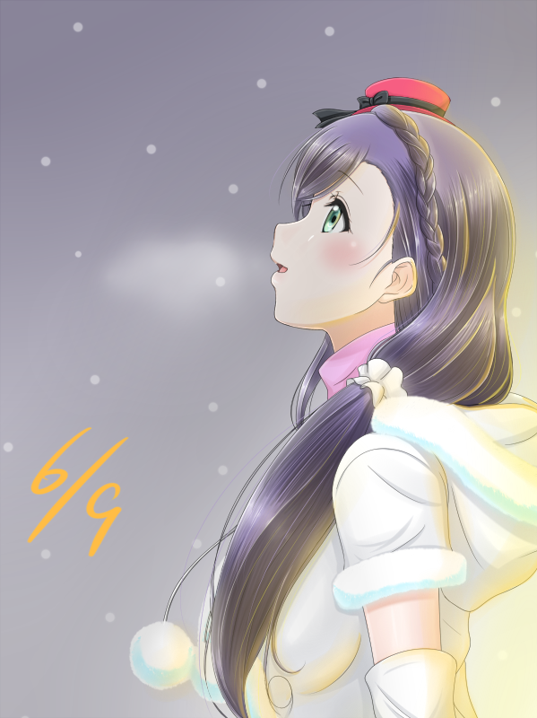 tojo nozomi (love live! and 1 more) drawn by roaru_(gyuren)