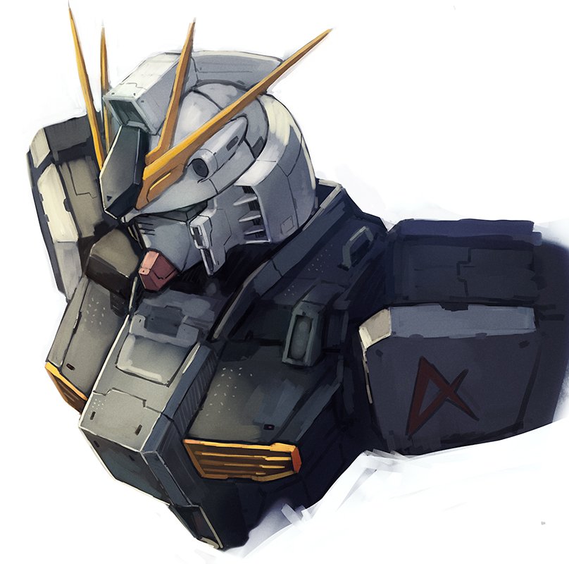 nu gundam (gundam and 1 more) drawn by shizuma_yoshinori