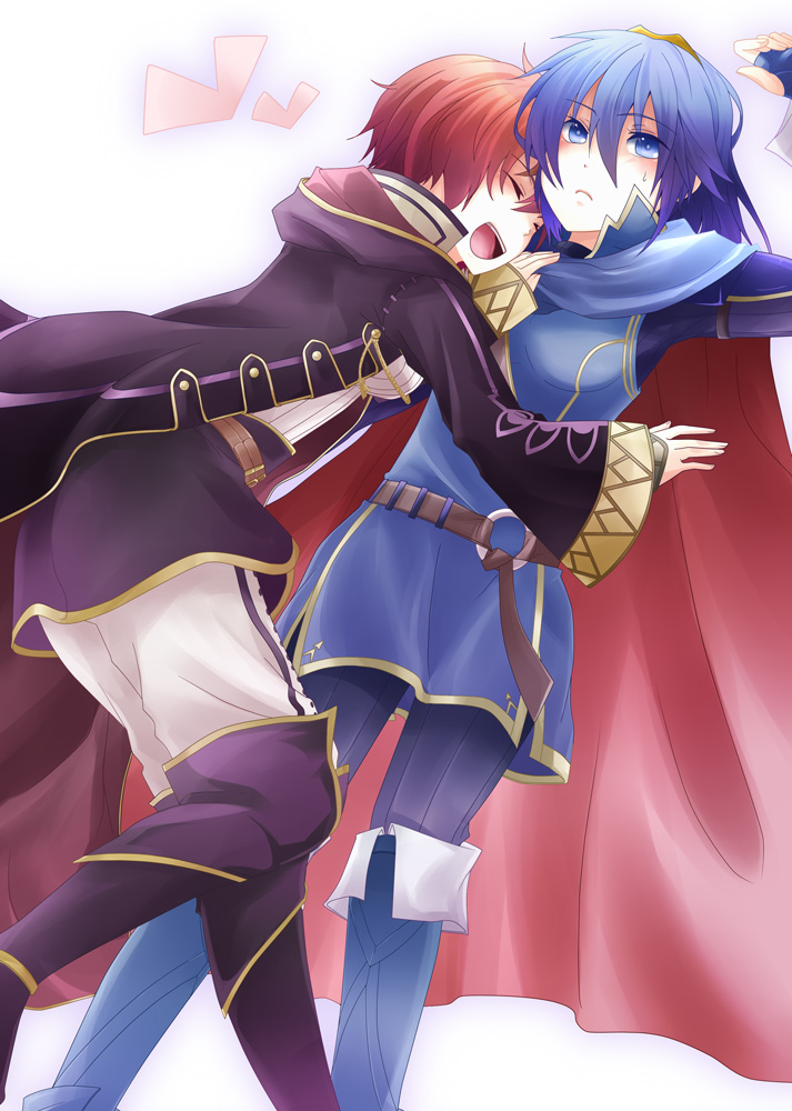 lucina and female morgan (fire emblem and 1 more) drawn by tachibana_ayame