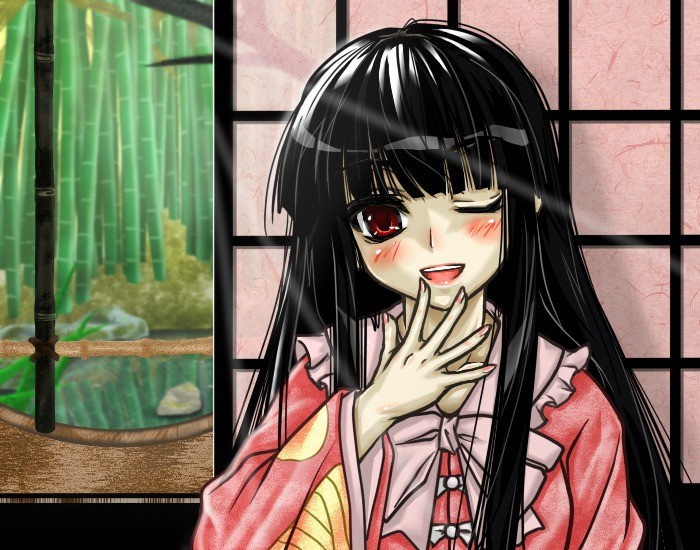 houraisan kaguya (touhou) drawn by misogi_(misogi1341)