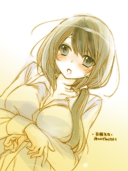 nagase jun (kami nomi zo shiru sekai) drawn by mizutama