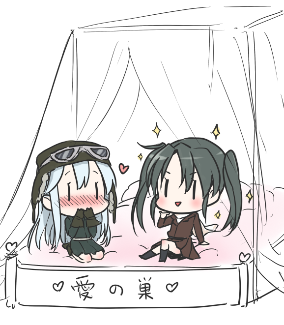 fairy, murata squadron pilot, and iwamoto squadron pilot (kantai collection) drawn by fukuroumori