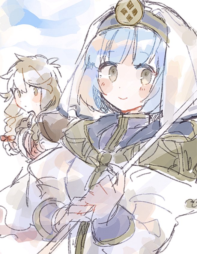faye and silque (fire emblem and 1 more) drawn by mbkmmm