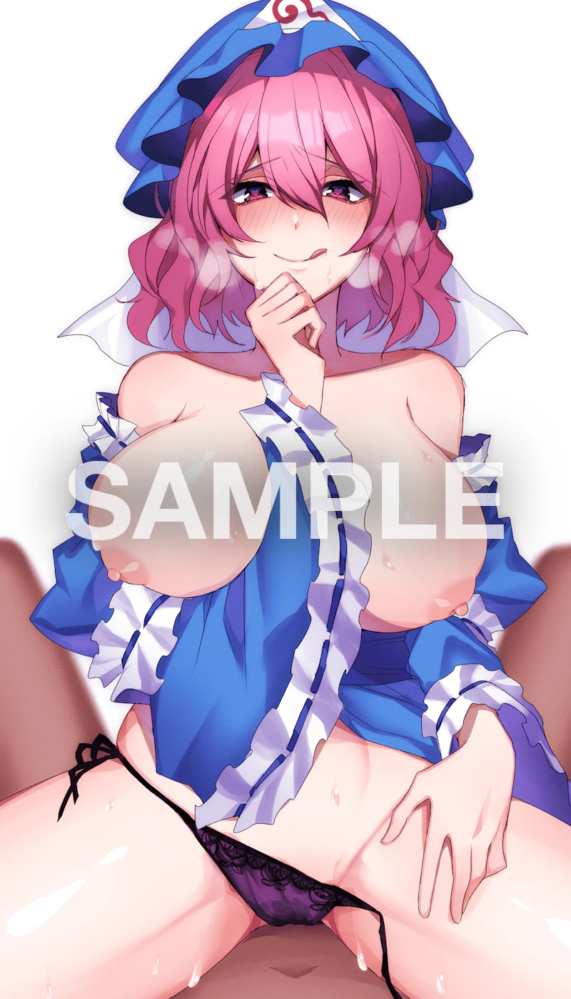 saigyouji yuyuko (touhou) drawn by kamenozoki_momomo