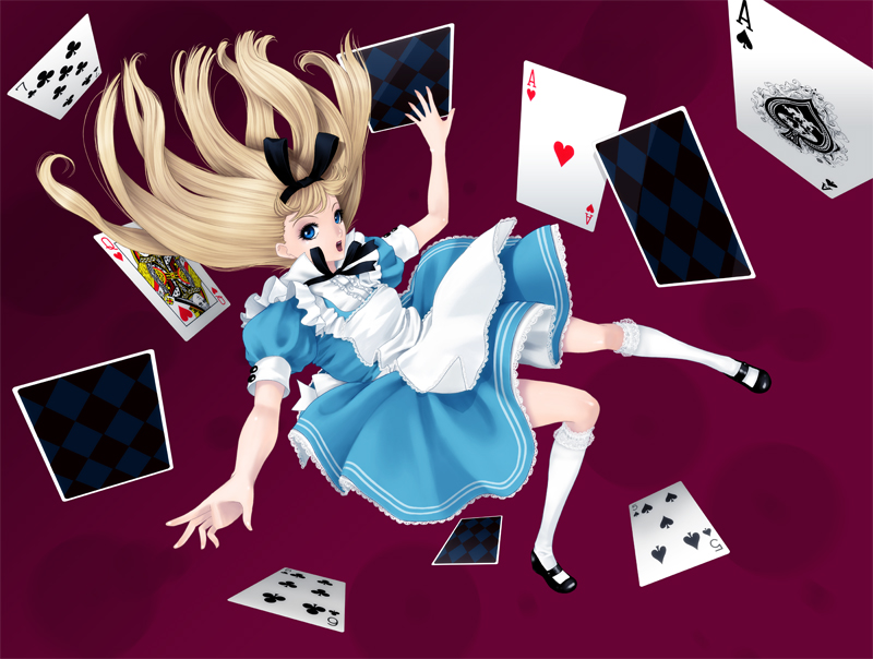 alice (alice's adventures in wonderland) drawn by kunishige_keiichi