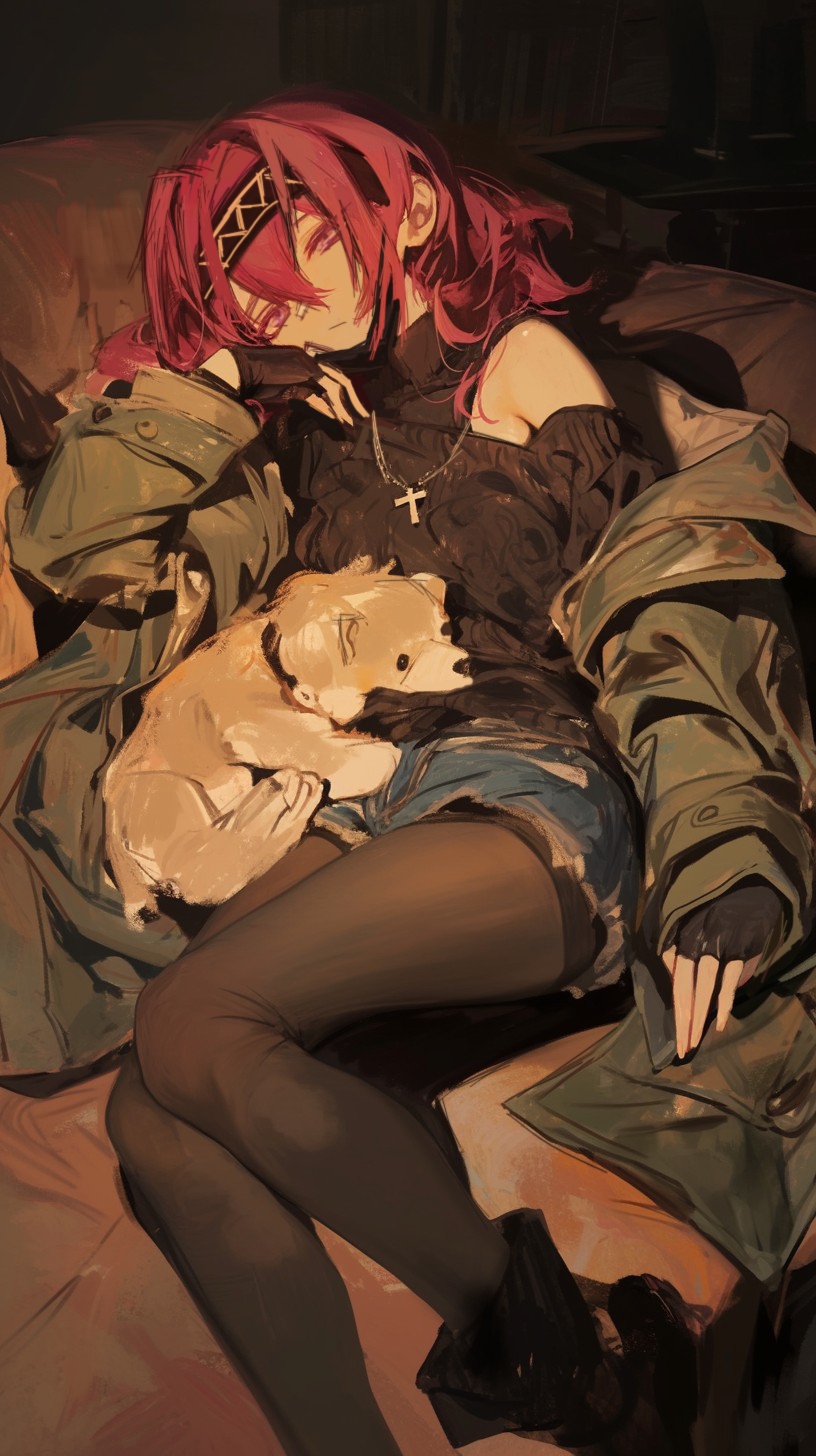 fuchsia (strinova) drawn by xian_hua_piao_piao_yang