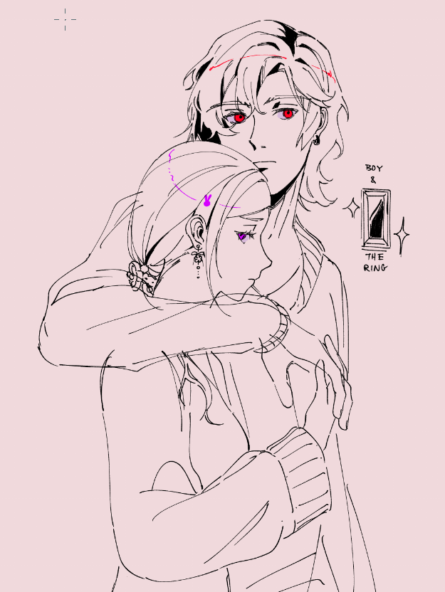 kurashiki akane and junpei (kyokugen dasshutsu and 1 more) drawn by dixoterin