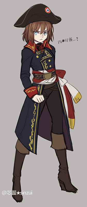 napoleon bonaparte (original and 2 more) drawn by shinzui_(fantasysky7)