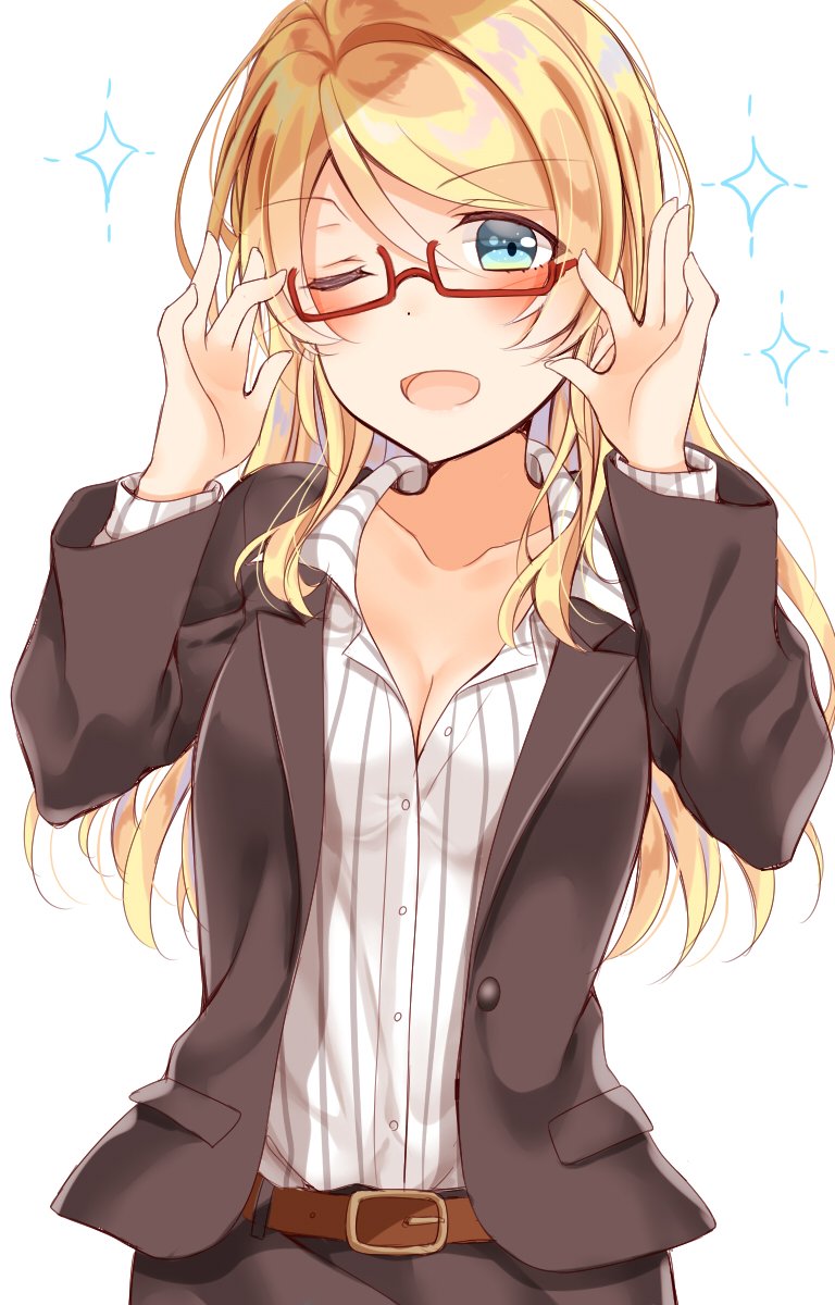 ayase eli (love live! and 2 more) drawn by mogu_(au1127)