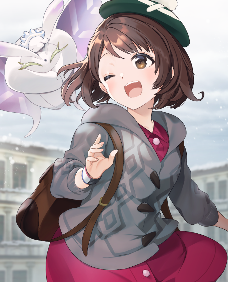 gloria, snom, and frosmoth (pokemon and 1 more) drawn by nabeshima_(pon_nbsm)