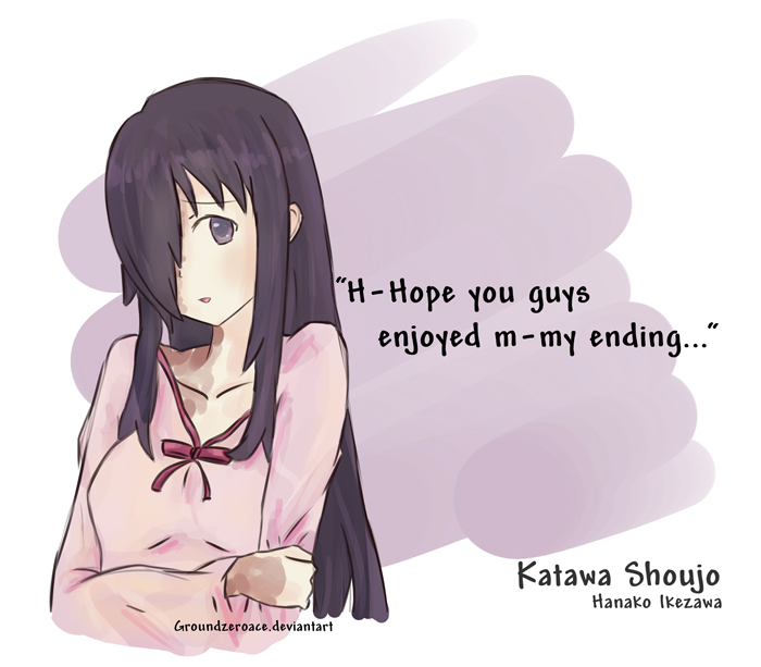 ikezawa hanako (katawa shoujo) drawn by groundzeroace