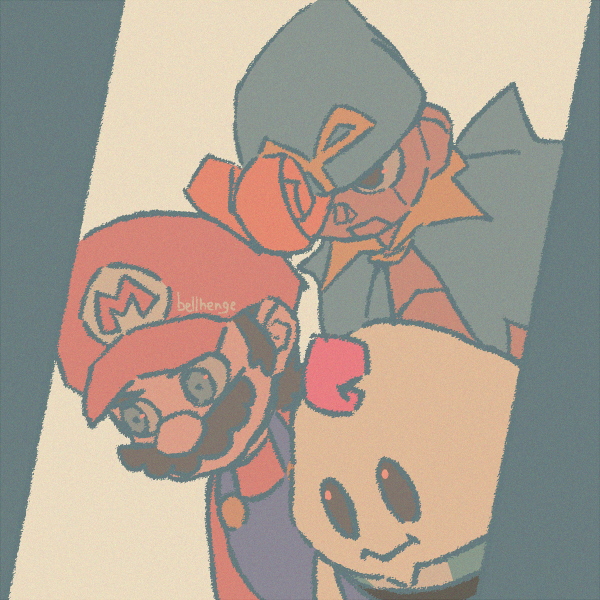 geno and mallow (mario and 1 more) drawn by bellhenge
