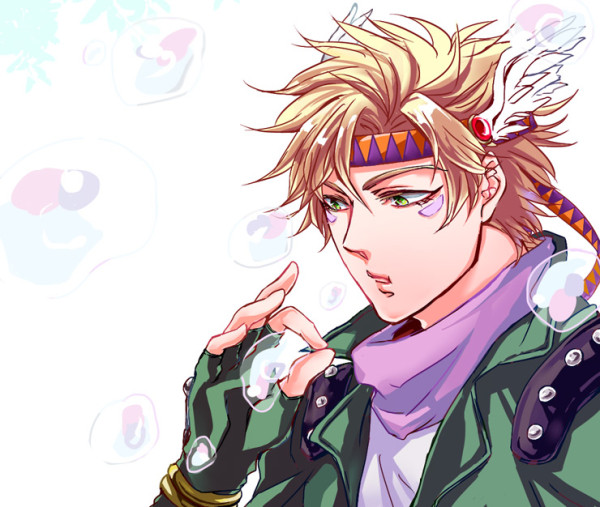 caesar anthonio zeppeli (jojo no kimyou na bouken and 1 more) drawn by butata