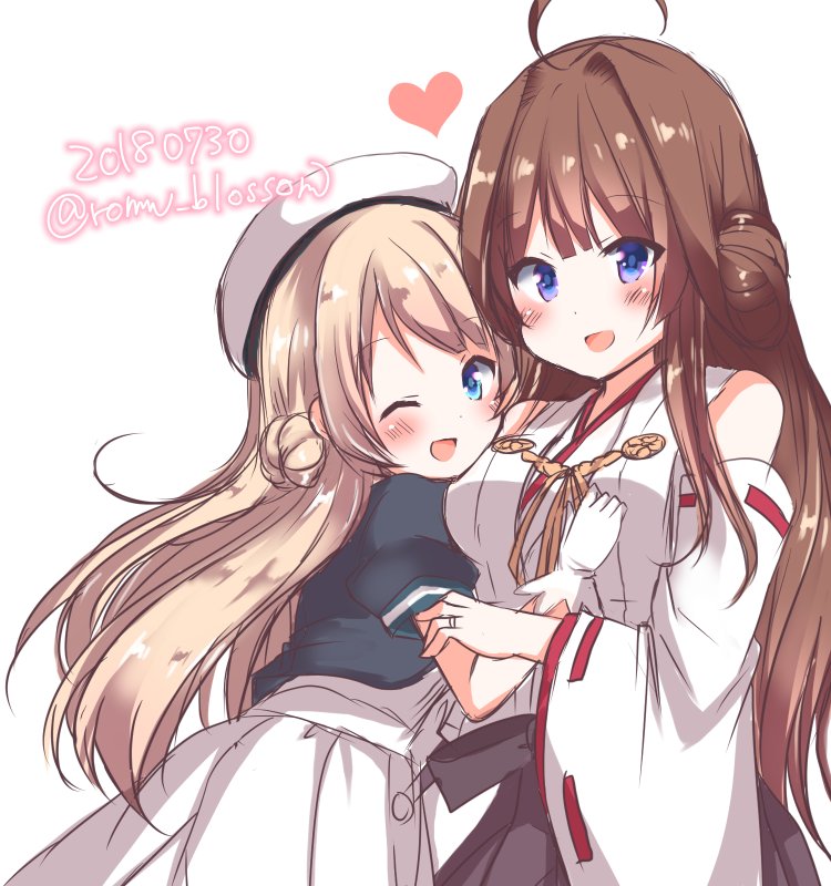 kongou and jervis (kantai collection) drawn by sakura_romu