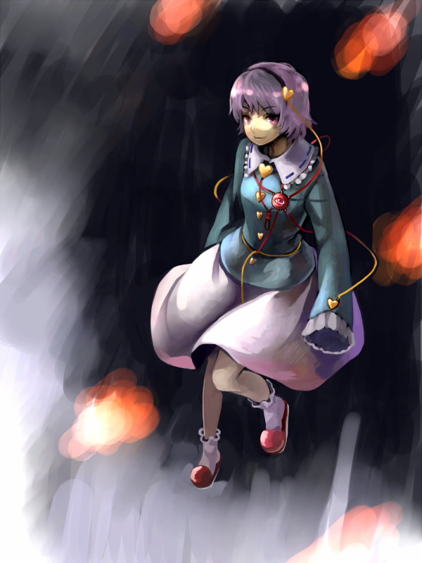 komeiji satori (touhou) drawn by mugishima_orie