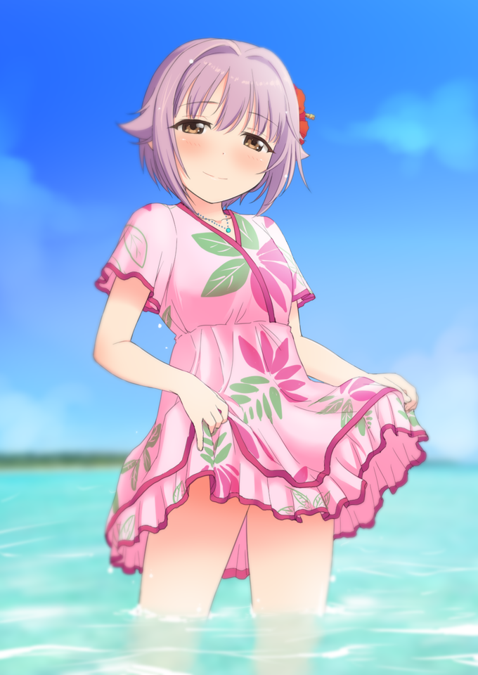 koshimizu sachiko (idolmaster and 1 more) drawn by sakaki_imasato