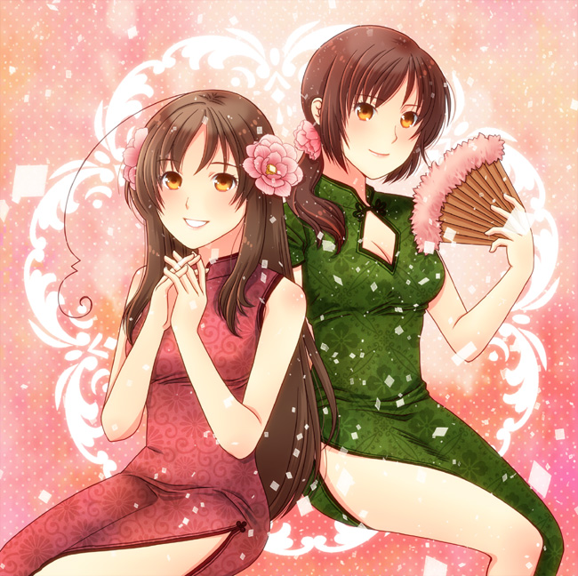 taiwan and vietnam (axis powers hetalia) drawn by kourai_jinjin