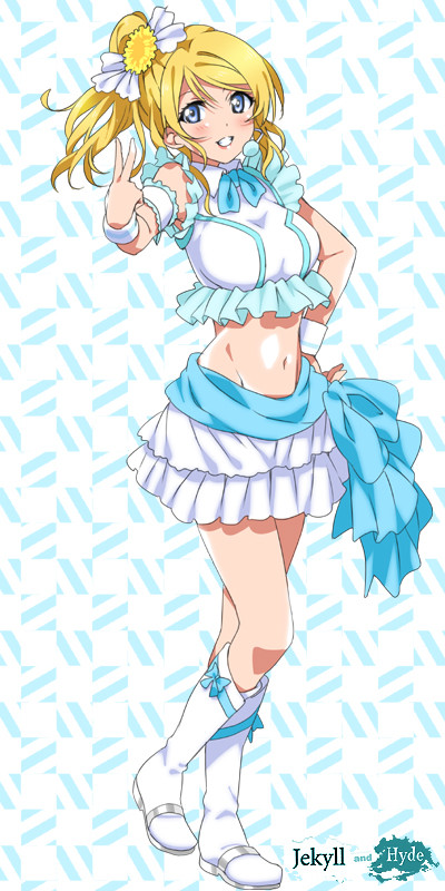 ayase eli (love live! and 1 more) drawn by mizuki_makoto