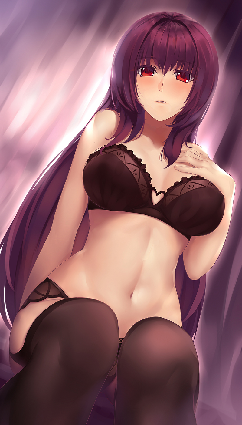 scathach (fate and 1 more) drawn by iandrea