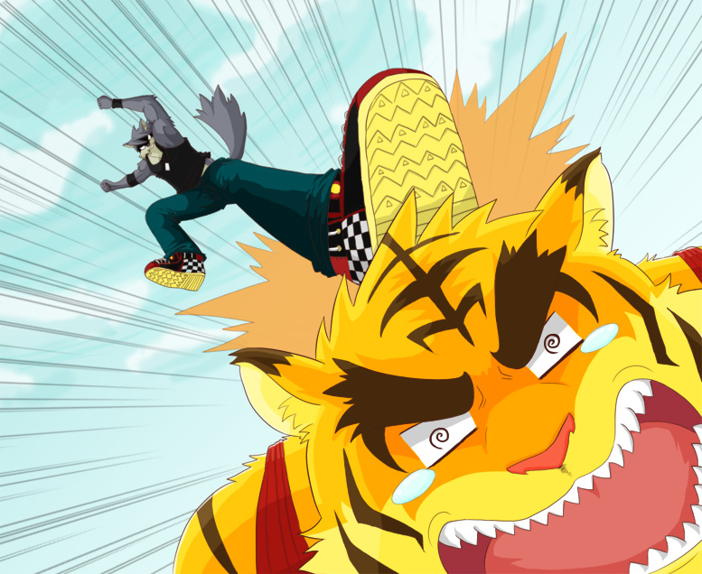 kouya aotsuki and torahiko oshima (morenatsu) drawn by naruever
