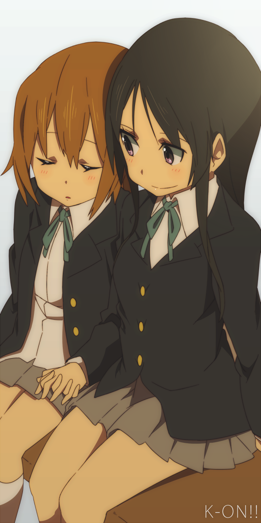 akiyama mio and tainaka ritsu (k-on!) drawn by hajime_(hajime-ill-1st)