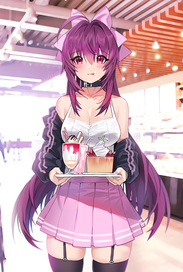 scathach (fate and 1 more) drawn by damda