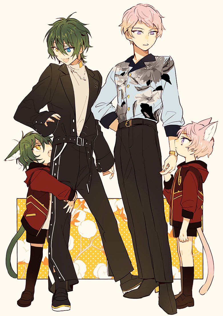 kagehira mika and itsuki shu (ensemble stars!) drawn by amanemio2