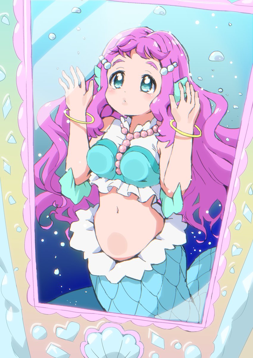 laura la mer (precure and 1 more) drawn by yakizakana_(yakizakana10967)