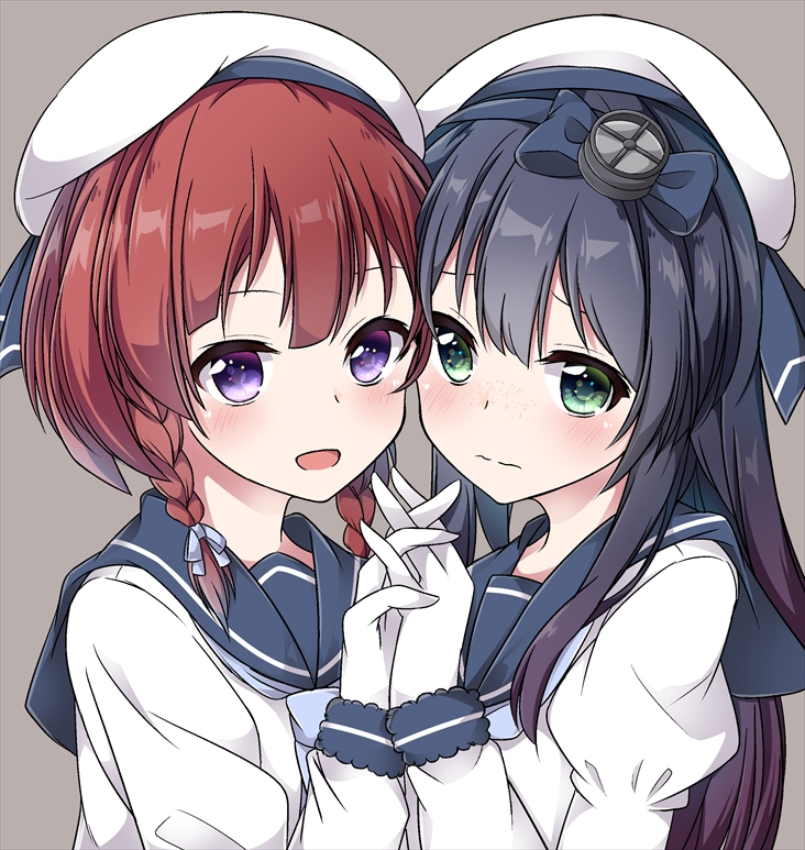 etorofu and matsuwa (kantai collection) drawn by hikobae