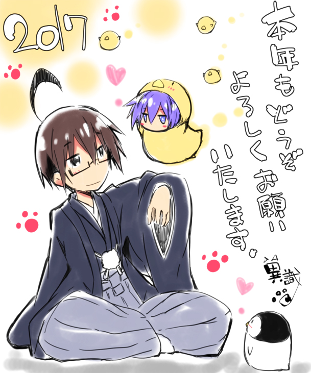 miniwa tsumiki and otonashi io (acchi kocchi) drawn by ishiki_(okota)