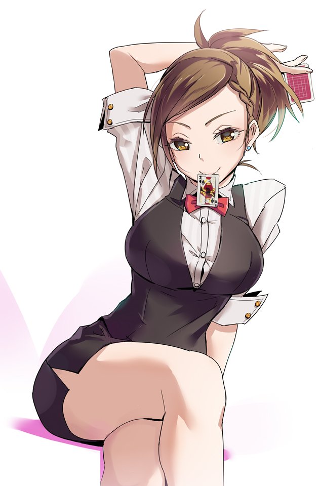 hyodo rena (idolmaster and 1 more) drawn by kawaty