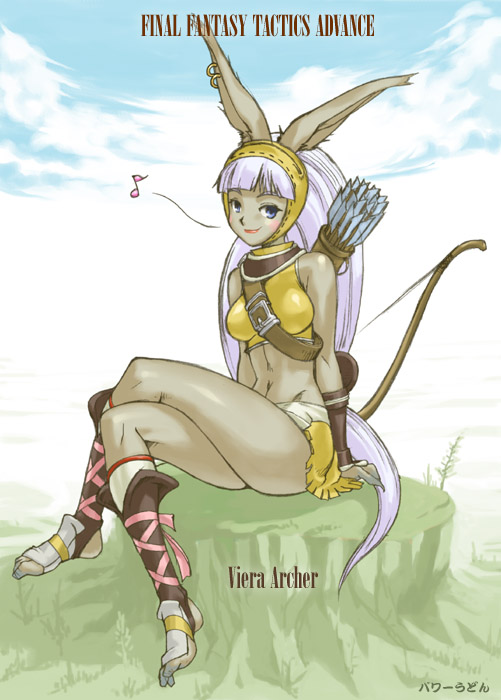archer (final fantasy and 1 more) drawn by powudon