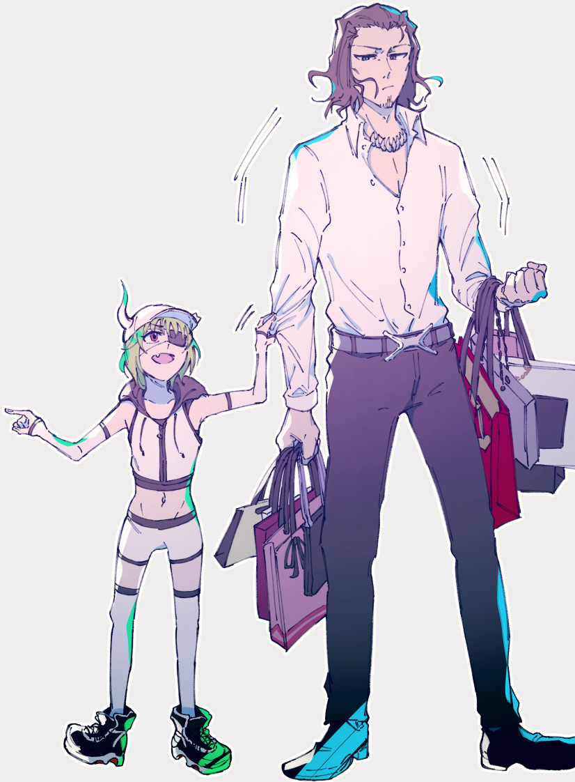 lilynette gingerbuck and coyote starrk (bleach) drawn by 75sndnbsg